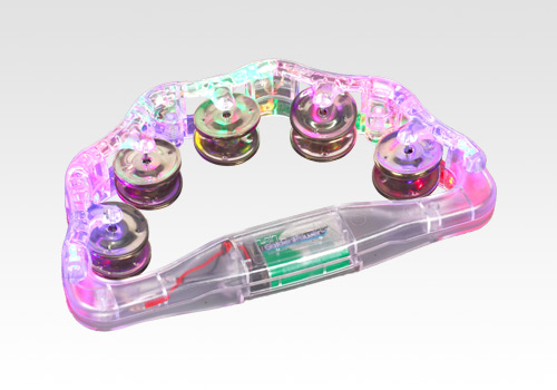 LED flash tambourine